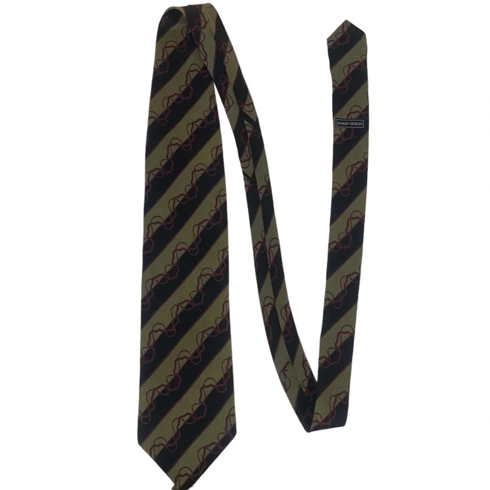Giorgio Armani Cravatte Silk Printed Tie